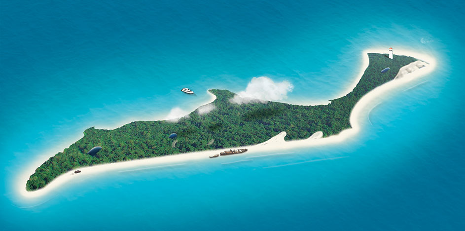 Map of Fraser Island