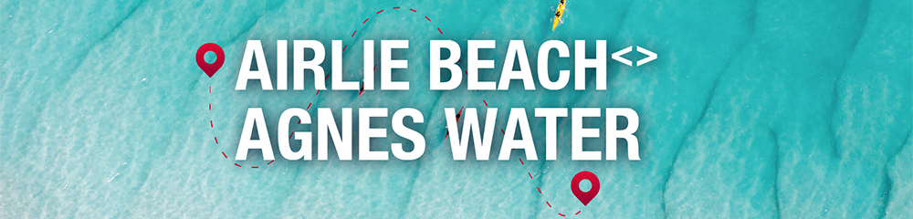 Airlie Beach < > Agnes Water