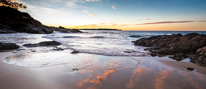 The beach at Agnes Water