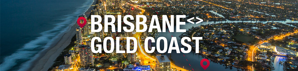 Brisbane < > Gold Coast