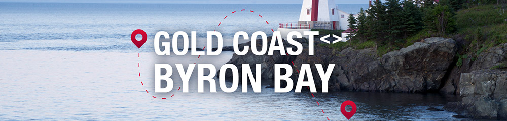 Gold Coast < > Byron Bay