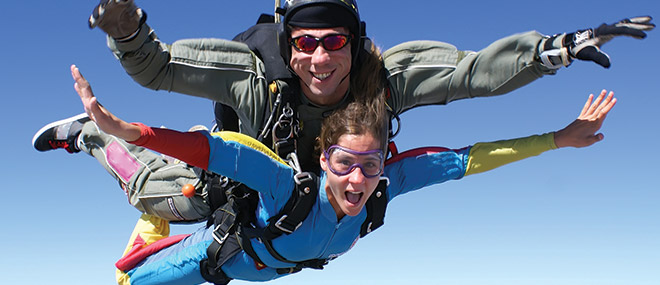 Skydiving in Byron Bay
