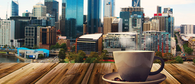 Melbourne's famous coffee