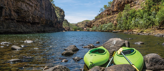 Kayaking on the Katherine River