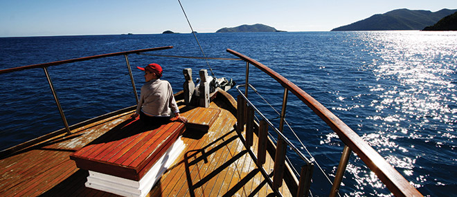 Sailing in the Whitsundays