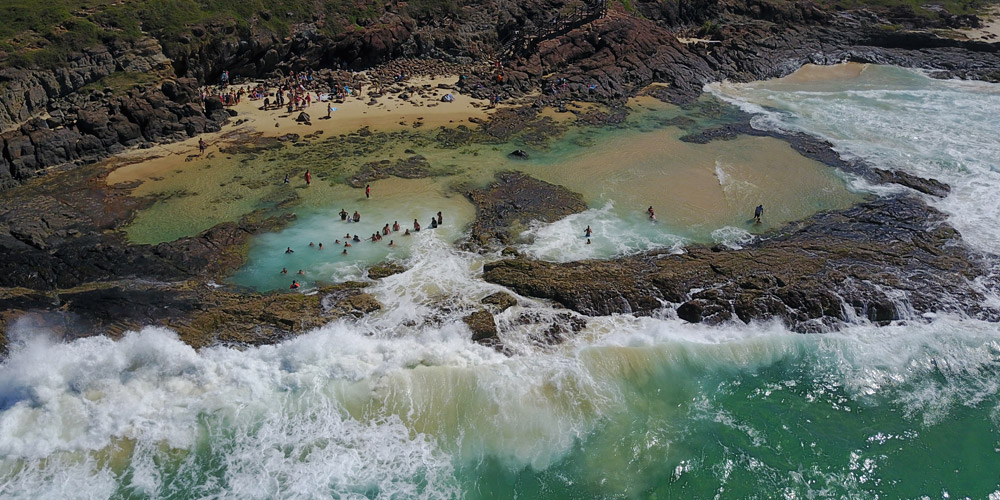 The Champagne Pools, Fraser Island
