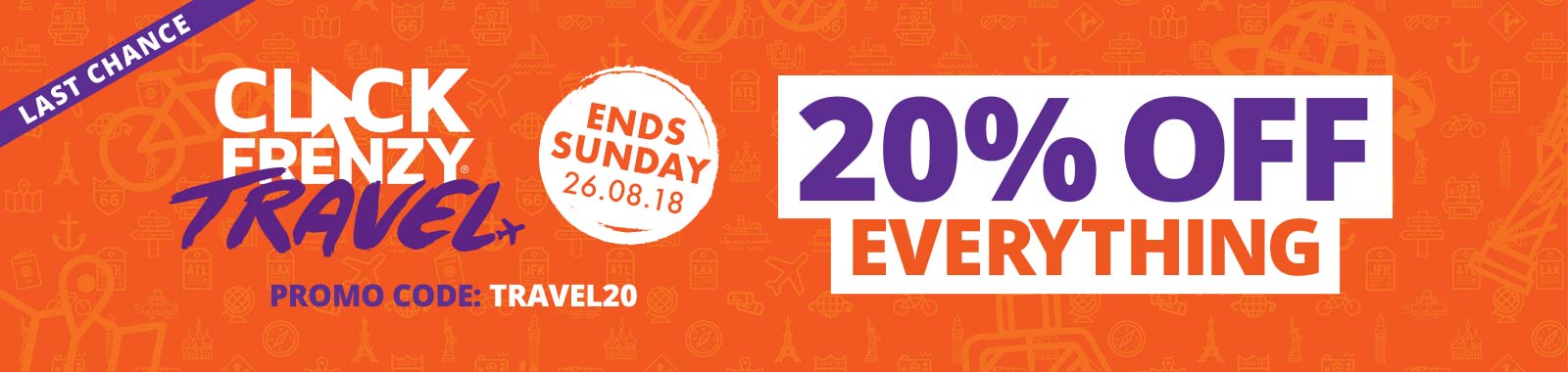 Last chance for 20% Off Everything - ends Sunday