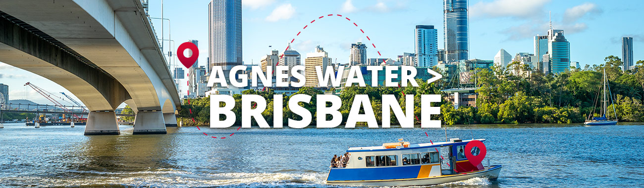 Agnes Water to Brisbane Bus