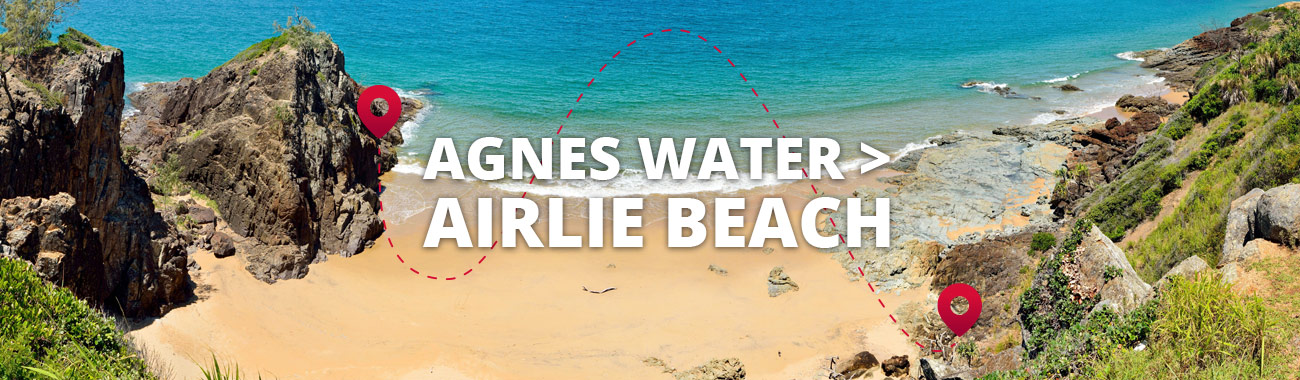 Agnes Water to Airlie Beach Bus