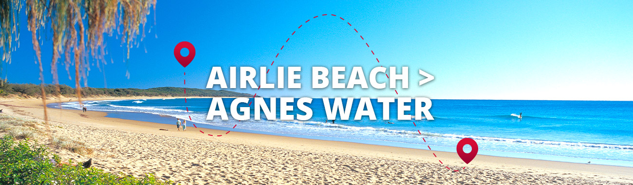 Airlie Beach to Agnes Water Bus