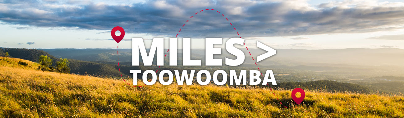 Miles to Toowoomba