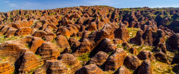 Aerial view of the Bungle Bungle Ranges