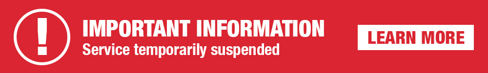 Service suspended Service temporarily suspended. Click here to learn more