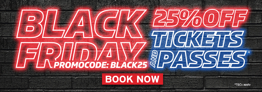 Black Friday Black Friday 25% off tickets and passes with promo code BLACK25