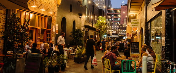 Peel Street in Adelaide