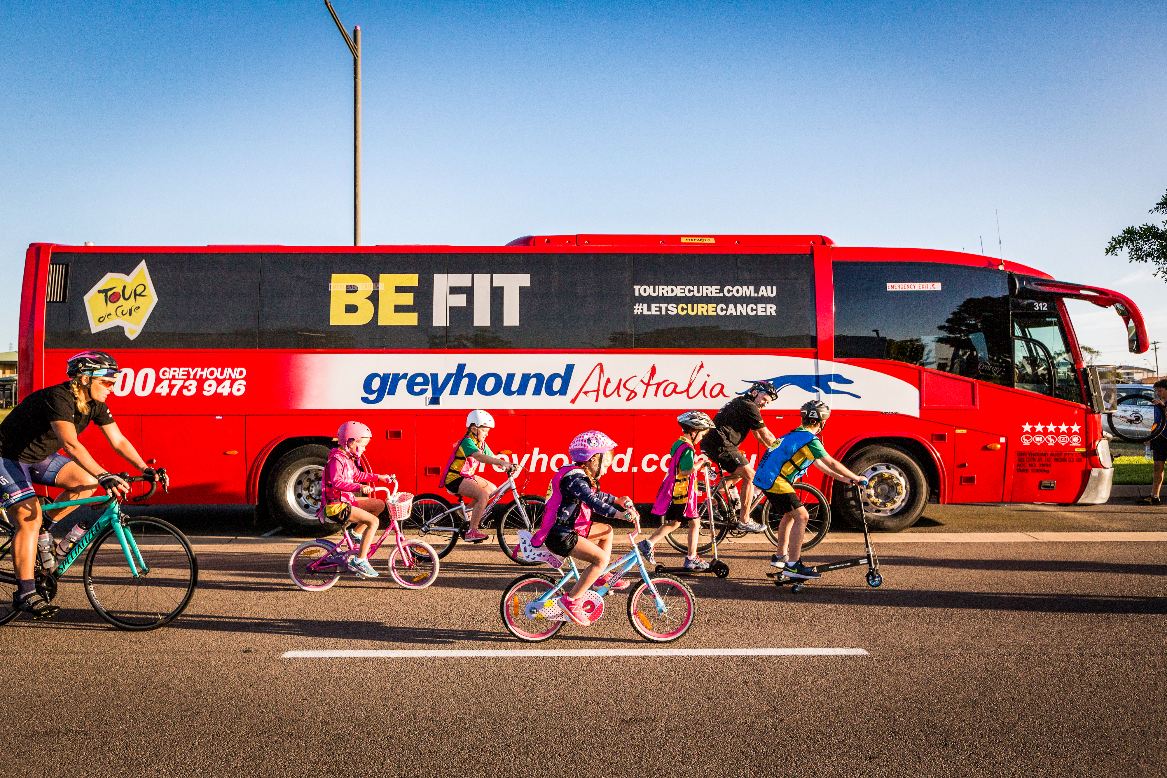 Greyhound Australia supports Tour de Cure