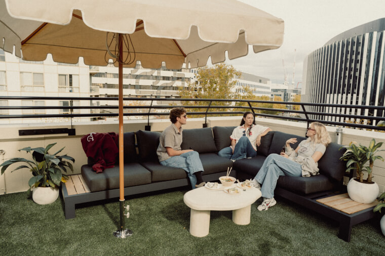 Enjoying time with friends at Drifter