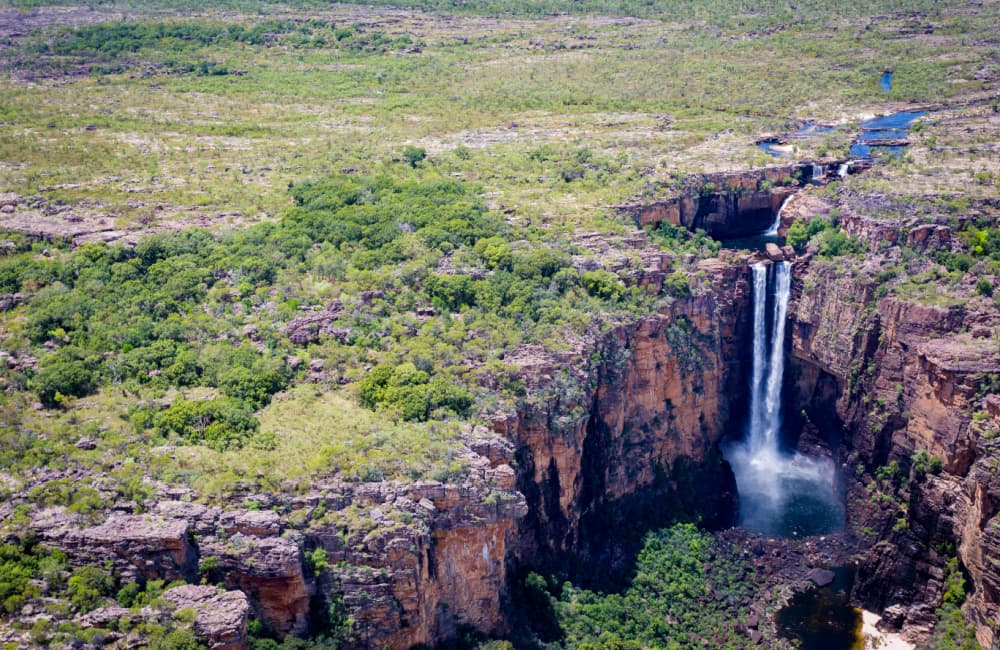 Aerial view of Kakadu National Park Northern Territory
