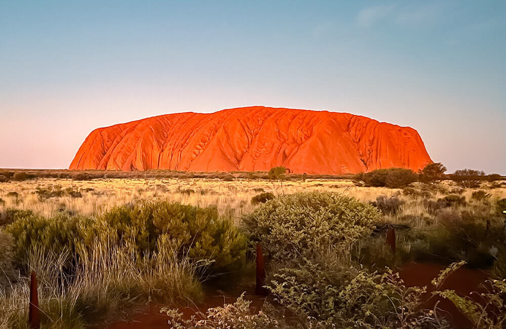 Uluru at Sunset 