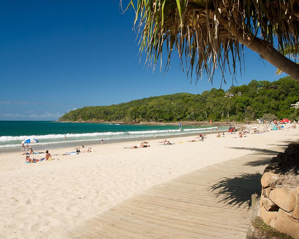 Noosa beach